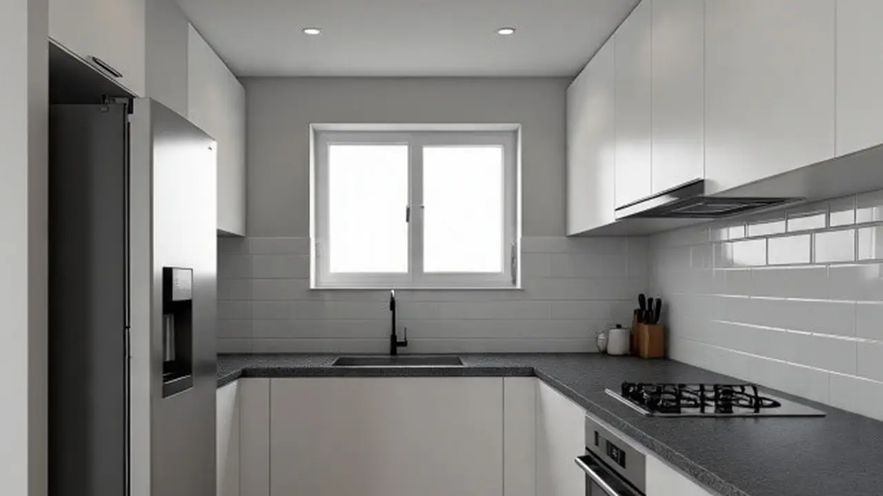 Ilustrasi Dapur Minimalis (Sumber Gambar: Meta AI)