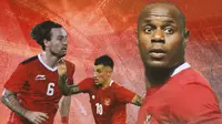 Timnas Indonesia - Marc Klok, Stefano Lilipaly, Victor Igbonefo&nbsp;(Bola.com/Bayu Kurniawan Santoso)