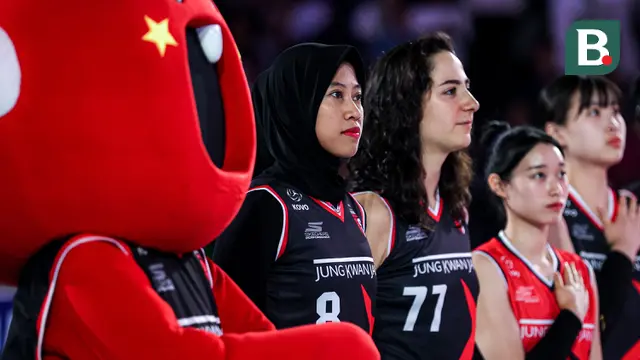 Red Sparks vs Tim Putri Indonesia All Star: Ekshibisi Fun Volleyball