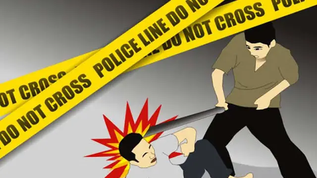Ilustrasi pembacokan oleh orang tidak dikenal (Istimewa)