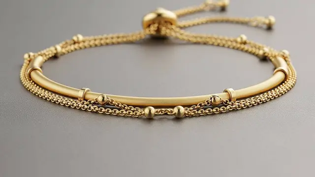 Model Gelang Emas Rantai Halus yang Tidak Terlihat Tua