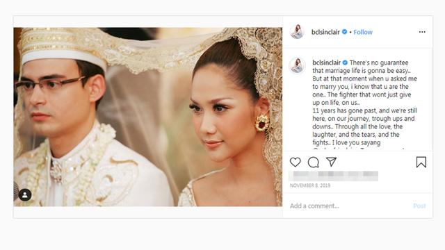 Bunga Citra Lestari dan Ashraf Sinclair