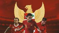 Timnas Indonesia - Marc Klok, Evan Dimas, Stefano Lilipaly (Bola.com/Adreanus Titus)