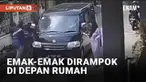 Seorang emak-emak jadi korban perampokan dua pria bermotor. Terjadi di depan rumah korban di Perumahan Delta Pekayon, Bekasi, Jawa Barat (16/1/2023). Korban baru turun dari mobil usai mengambil uang Rp 15 juta di bank.