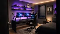 10 Inspirasi Desain Kamar Gaming Kecil yang Cocok untuk Streaming