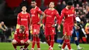 Di babak adu penalti, dua penendang Liverpool, Darwin Nunez dan Curtis Jones gagal mencetak gol. Sementara empat penggawa PSG berhasil menunaikan tugasnya dengan baik. (Oli SCARFF/AFP)