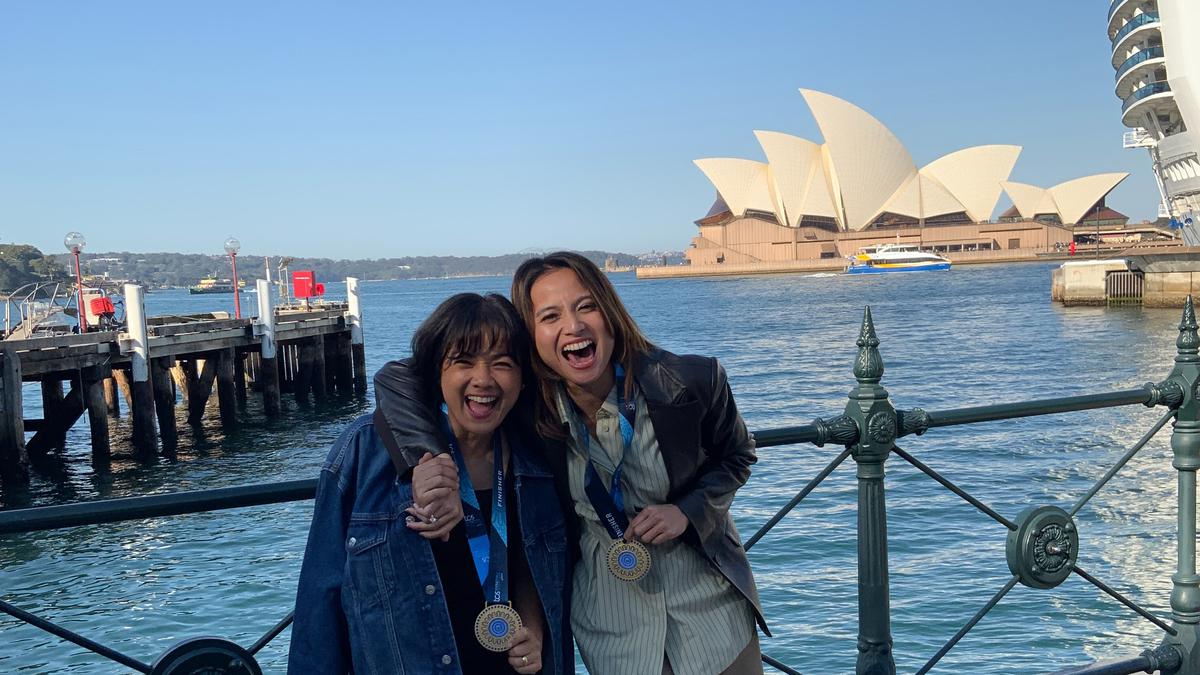 Acha Septriasa dan Nirina Zubir Reuni usai Lari Marathon di Sydney