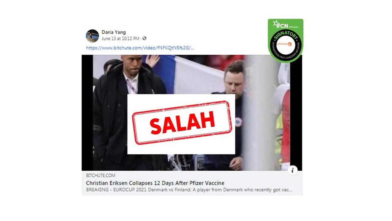 Cek Fakta Eriksen