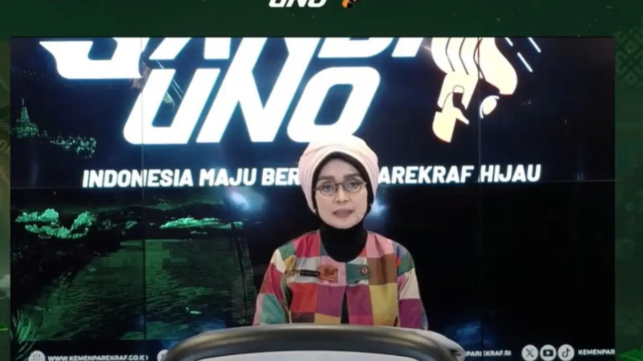 Adyatama Kepariwisataan dan Ekonomi Kreatif Ahli Utama Kemenparekraf Nia Niscaya dalam Weekly Press Briefing, Senin, 2 September 2024