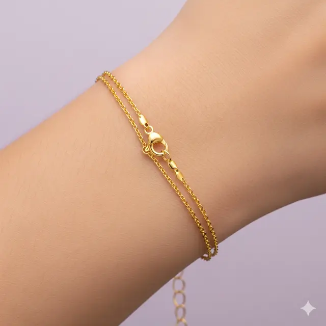 Model Gelang Emas 22 Karat 6 Gram dengan Desain Kekinian. Gemini