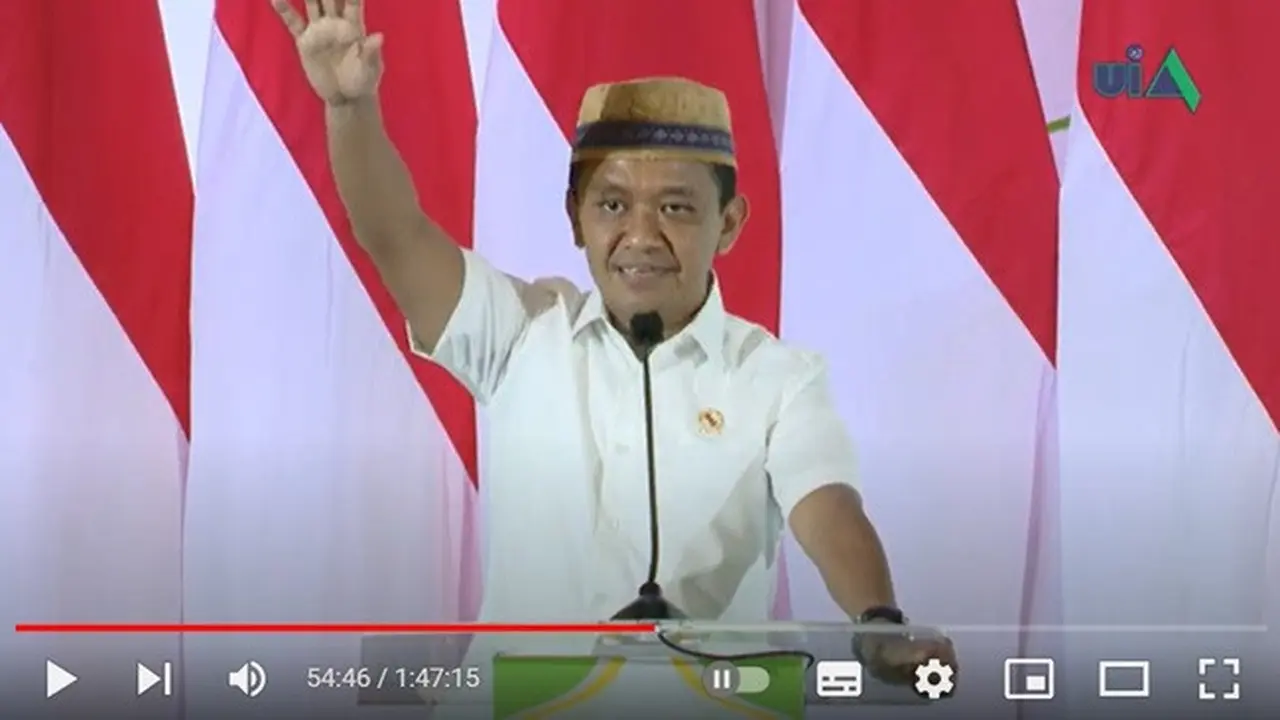 Menteri Investasi/Kepala Badan Koordinasi Penanaman Modal (BPKM), Bahlil Lahadalia. (YouTube Kementerian Investasi - BKPM)
