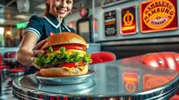 Unik, Restoran Ini Goreng Burger Pakai Minyak yang Sama Selama Lebih dari 100 Tahun