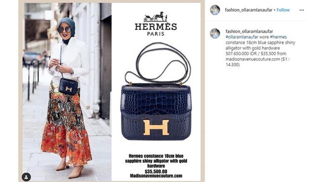 7 Harga Tas Mewah Olla Ramlan Ini Bikin Geleng Kepala 