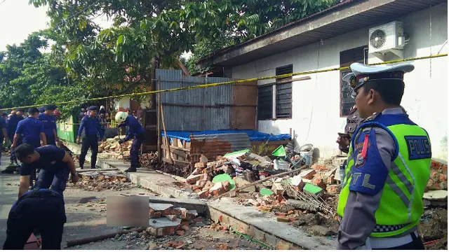 Tembok SDN 141 Kota Pekanbaru Telan Korban Jiwa
