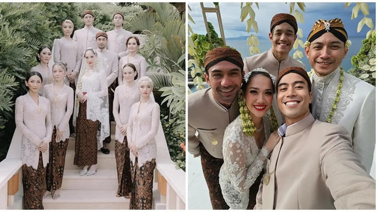 6 Potret BCL Bareng Bridesmaid dan Bridesman, Aishah Sinclair