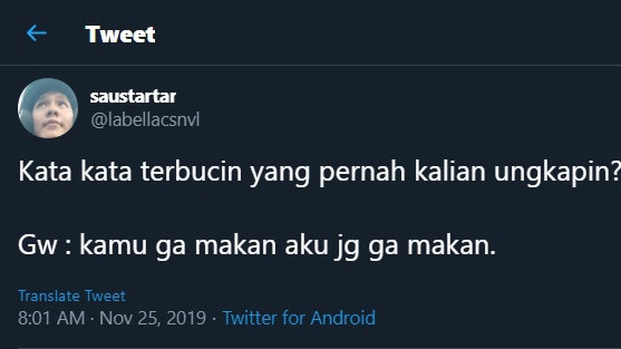 7 Ungkapan 'Kata Bucin' ala Netizen yang Bikin Ngakak