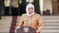 Gubernur Jawa Timur Khofifah Indar Parawansa. (Dian Kurniawan/Liputan6.com)