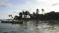 Di pulau harapan, tanaman kaktus tumbuh di beberapa titik pantai. (Liputan6.com/Eka Hakim)