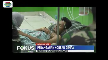 Menteri Kesehatan Nila F. Moeloek pastikan penangaman medis korban gempa di Lombok, Nusa Tenggara Barat, sudah berjalan baik.