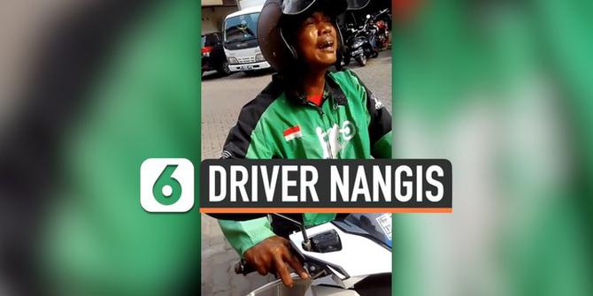 VIDEO: Driver Ojol Nangis Sesenggukan Karena Order Dicancel