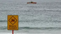 Pemerintah setempat menyebut “Puing-puing misterius, hitam, berbentuk bola” mulai muncul di Pantai Coogee pada 15 Oktober pada sore hari. (Saeed KHAN/AFP)