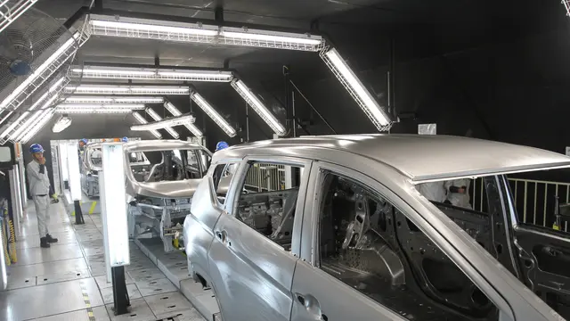 Salah satu bagian proses produksi Xpander
