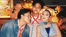 Mahalini dan Rizky Febian di perayaan ulang tahun Rizwan. [Foto: Instagram/rizkyfbian]