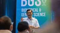 Menteri Koordinator Bidang Kemaritiman dan Investasi RI Luhut Binsar Pandjaitan menghadiri peluncuran 'Biomedical and Genome Science Initiative (BGSi)' yang diinisiasi oleh Menteri Kesehatan Budi Gunadi Sadikin di Gedung Eijkman, RSCM, Jakarta Pusat, Minggu (14/08/2022). (Dok Kementerian Kesehatan RI)