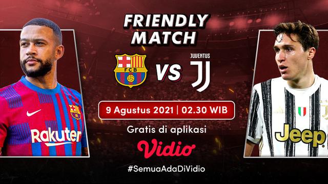 Live Streaming Barcelona vs Juventus Eksklusif Dini Hari Nanti di Vidio Gratis, Ronaldo Tak Melihat Messi Lagi di Barca