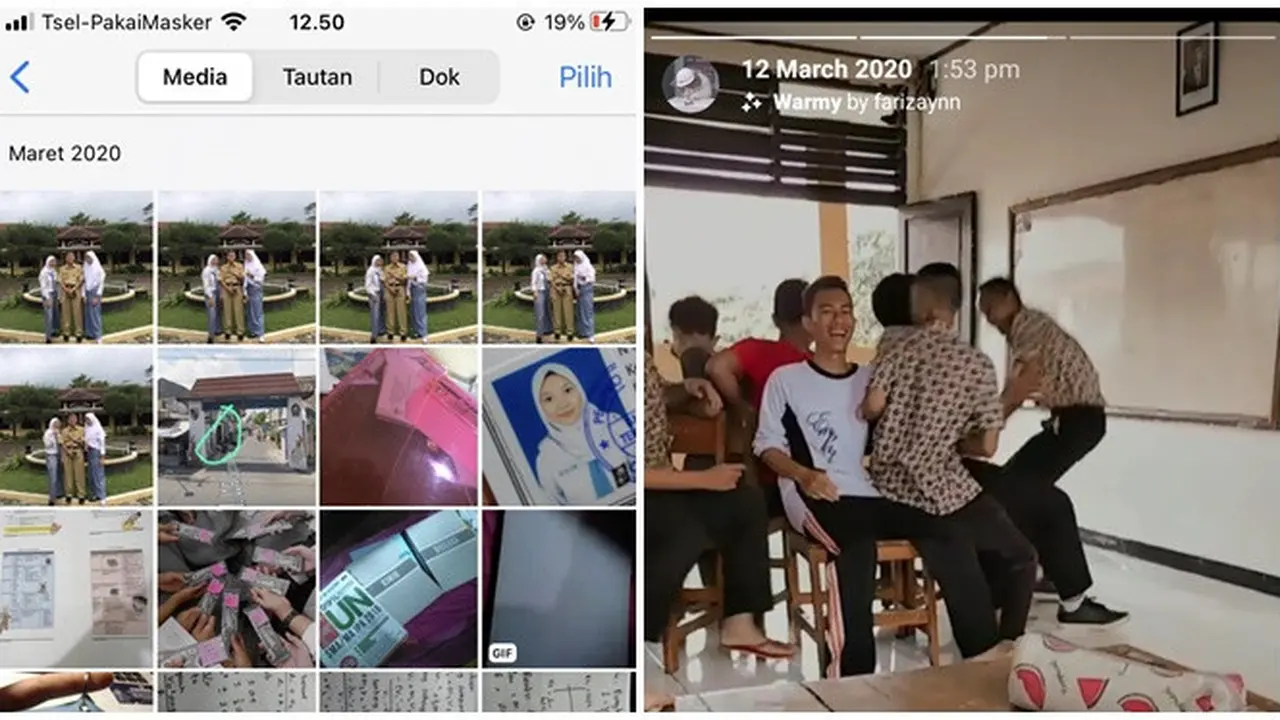 8 Potret Kenangan Siswa Pada Maret 2020 Sebelum Corona, Bikin Rindu