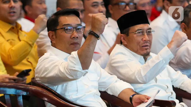 deklarasi Ridwan Kamil dan Suswono