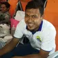 Kiper Persib Bandung, Muhammad Natshir alias Deden, mengakui laga Persib versus Persija paling berkesan buatnya. (Bola.com/Erwin Snaz)