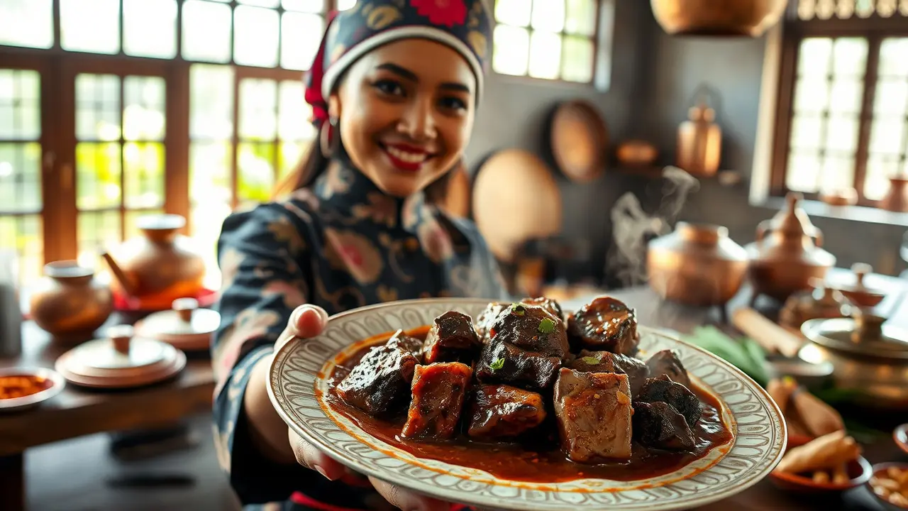 cara membuat rendang padang