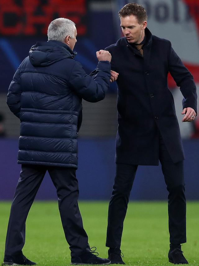 Virus Corona Bikin Jose Mourinho dan Julian Nagelsmann Tak Bersalaman