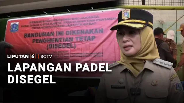Tak Miliki Izin Lengkap, Lapangan Padel Disegel