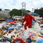 Tumpukan sampah di Pekanbaru yang kini masih terus terjadi akibat kelalain pemerintah setempat. (Liputan6.com/M Syukur)