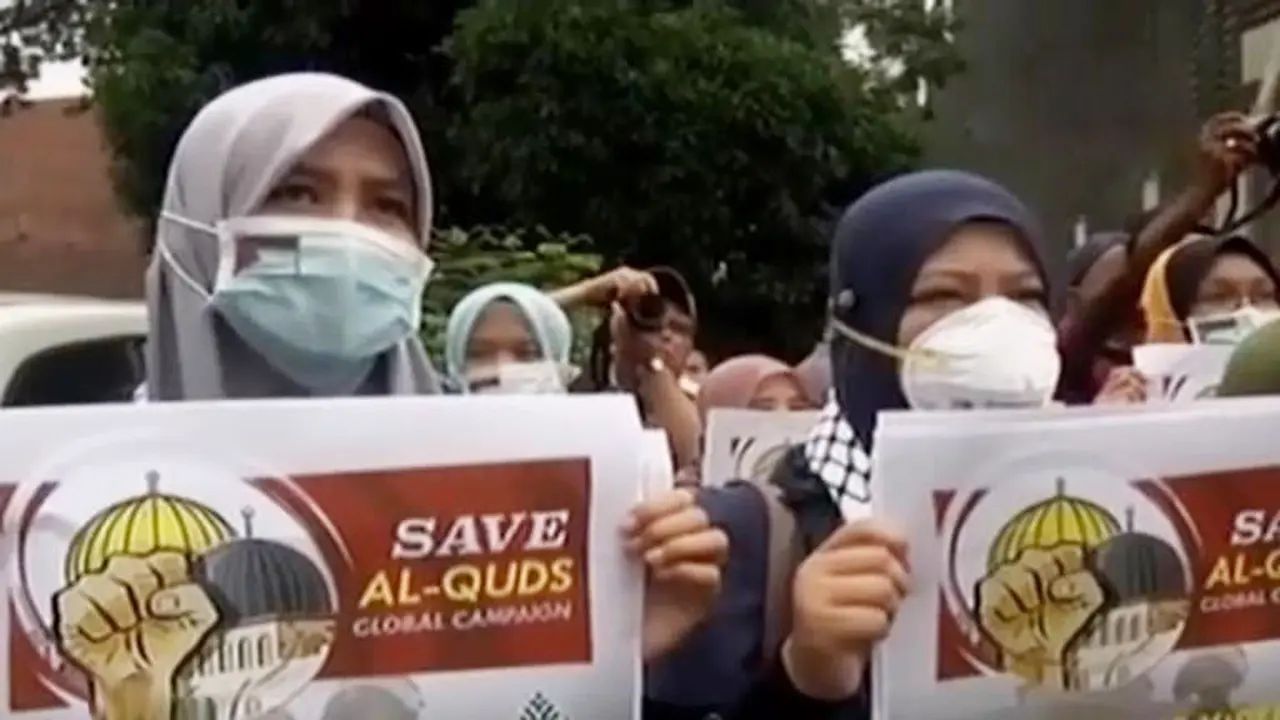 Ratusan Warga Malaysia Gelar Aksi Protes Kekerasan Militer Israel