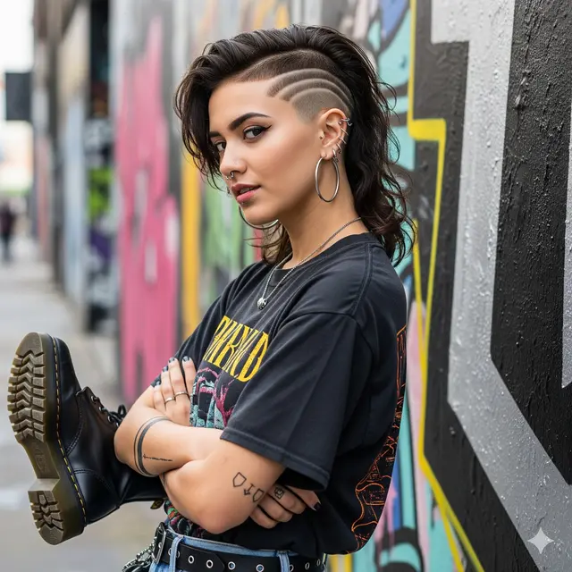 Undercut Mullet