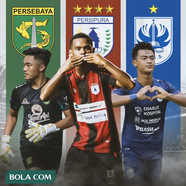 Ilustrasi - 3 Bintang Muda Liga 1