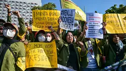 Bersama Mahasiswa Surabaya, Disabilitas Penjual Es Kritik Kebijakan MBG