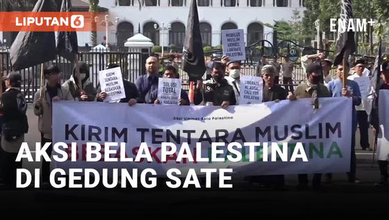 VIDEO: Ormas Islam se-Jawa Barat Gelar Aksi Bela Palestina