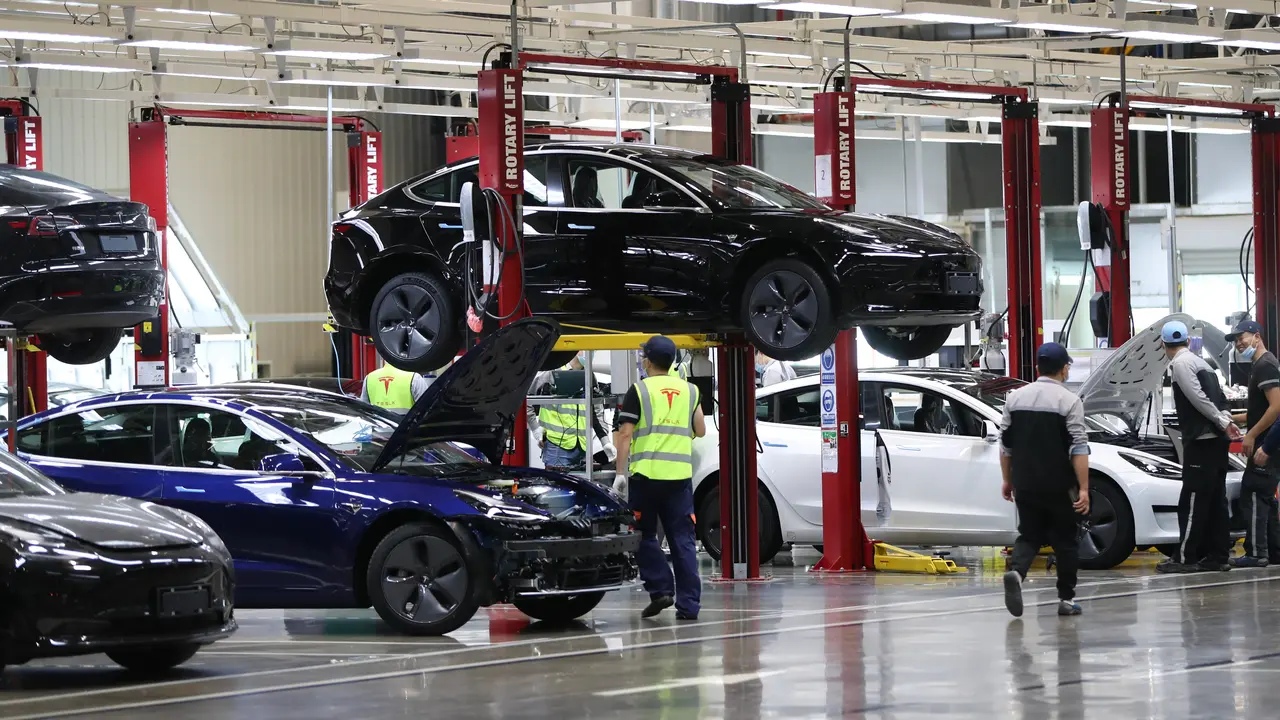 FOTO: Melihat Gigafactory Tesla di Shanghai