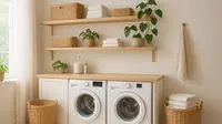 7 Desain Laundry Room Minimalis tapi Estetik