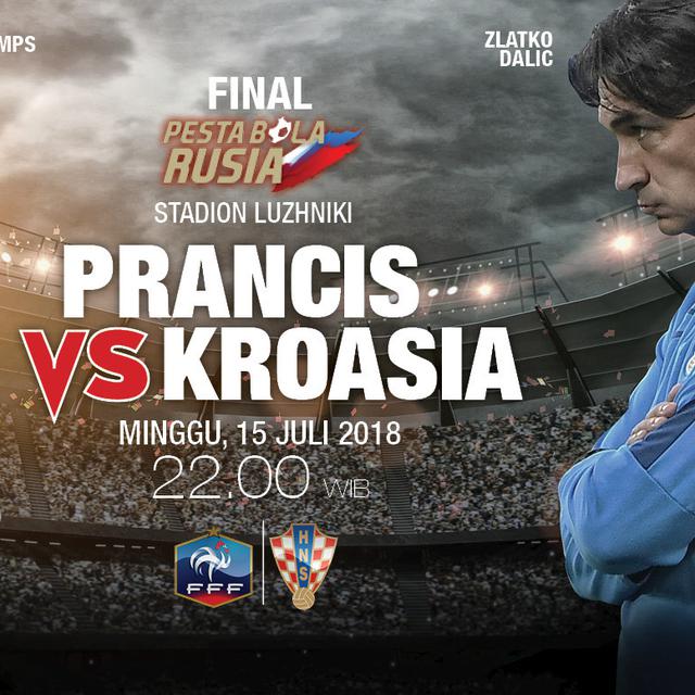 Jadwal Prancis Vs Kroasia Di Final Piala Dunia 2018 Pesta Bola Rusia Bola Com