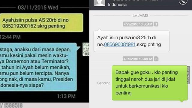 6 Balasan Kocak Warganet Saat Dapat Pesan Penipuan Bikin Penipu