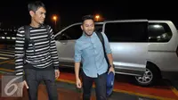 Uki dan Lukman NOAH saat bersiap-siap untuk bertolak ke Amerika Serikat untuk Konser NOAH. [Foto: Helmi Afandi/Liputan6.com]