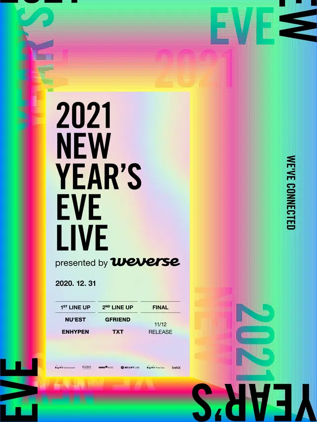 "2021 New Year's Eve Live" yang digelar Big Hit Entertainment. (Big Hit via Soompi)