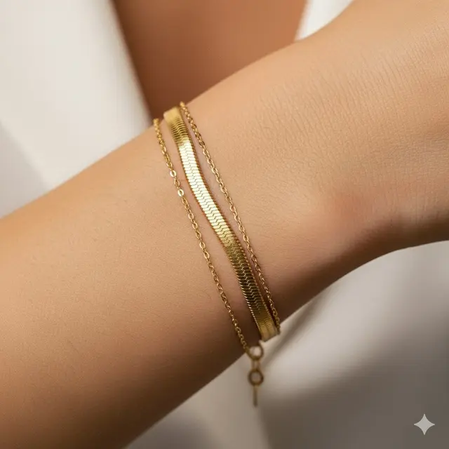 Model Gelang Emas Tipis Kecil dan Cantik