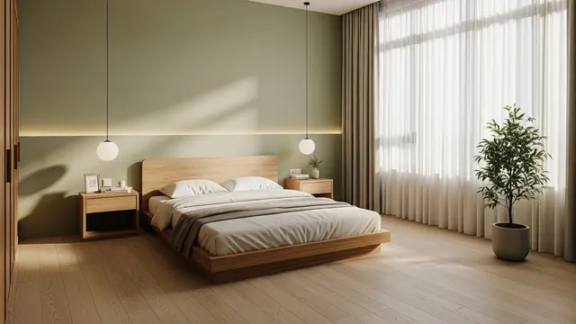 Kamar Tidur Bernuansa Earth Tone
