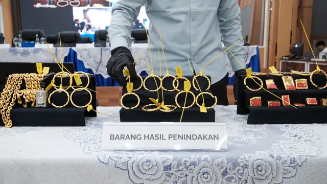 Direktorat Jenderal Bea dan Cukai mencatat 127 penindakan terkait pengeluaran emas ilegal sepanjang 1 Januari hingga 26 Oktober 2026. (Liputan6/Uliyanti Mahyani)
